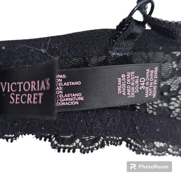 Victoria's Secret Dream Angels Lined Demi-Buste Double Size 34D - Picture 6 of 8